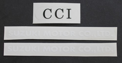 Suzuki side panel and cci - side,