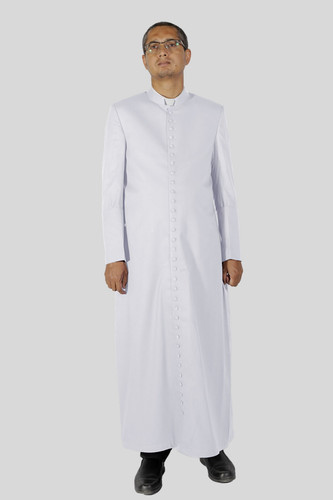 Classic white men cassock - men’s,