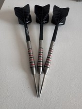 Dennis Priestley Darts 23gs Steel Tip Repointed All in Photo Included