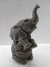 THE HERD Elephant ornament POPCORN #3110 Martha Carey Elephant Figure Marty 1991