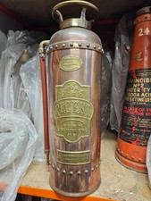 1930's REGENT BRASS FIRE EXTINGUISHER