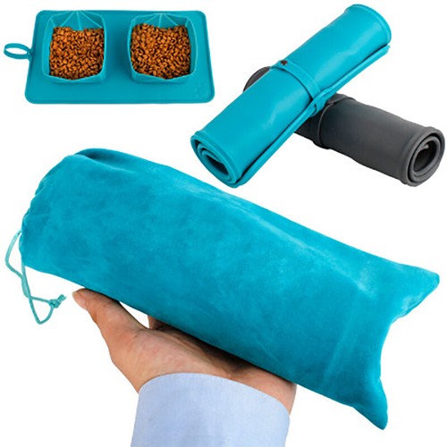 Pet roll bowls portable - roll,