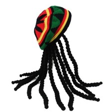 Jamaican Knitted Wig Braid Cap