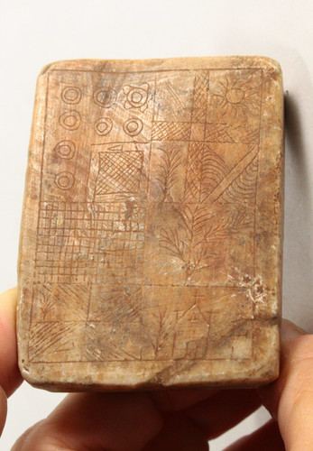 Antique illa mesa carved stone - antique,