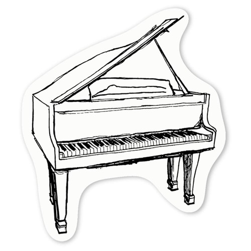 Grand piano white vinyl - piano',