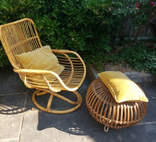 Vintage mid italian bamboo - mid, c