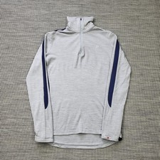 Icebreaker Bodyfit 260 Baselayer Top Womens Medium Grey 100% Merino Wool