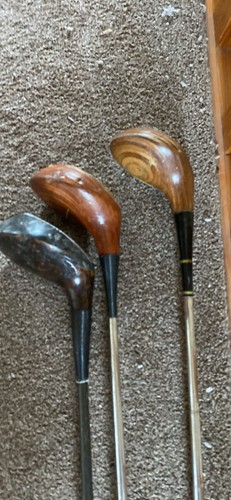 Various vintage golf woods - various,