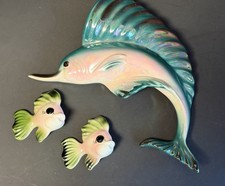 Vintage MCM Ceramic Sailfish