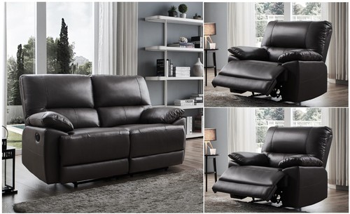 Black genuine leather - genuine,