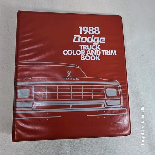1988 dodge truck color - dodge, trim