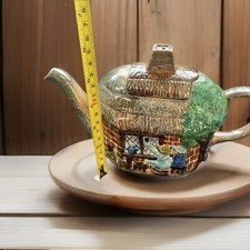 Teapot By Tony Wood Studio Made in England Vintage Country Cottage