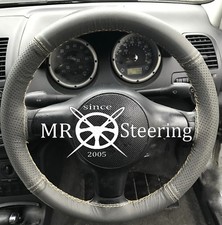 GREY TWO TONE LEATHER STEERING