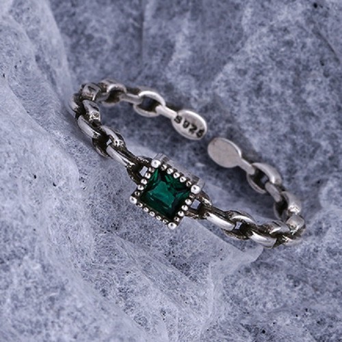 925 sterling silver - sterling, emerald