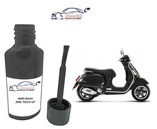 FOR PIAGGIO VESPA BLACK NERO - 94 PAINT TOUCH UP KIT 30ML MOTORBIKE SCOOTER