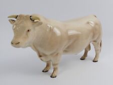 BESWICK POTTERY CHAROLAIS BULL FIGURE #2463 - 1979 - 97