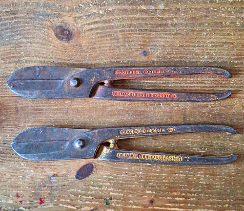 Vintage footprint tools - vintage,