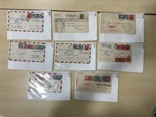 USA first flight airmails. 1920s - 1930s. Vintage. H143