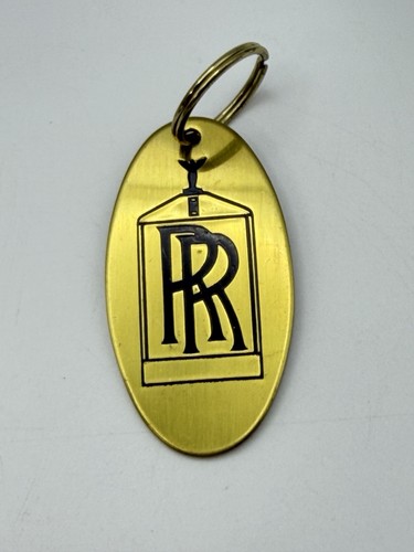 Vintage rolls royce brass oval - royce,