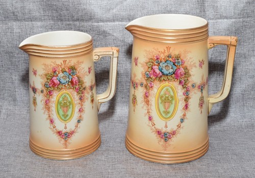 Crown devon lune antique jugs - lune,