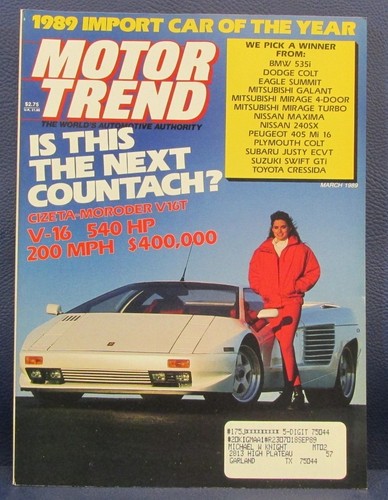 Motor trend magazine - motor,