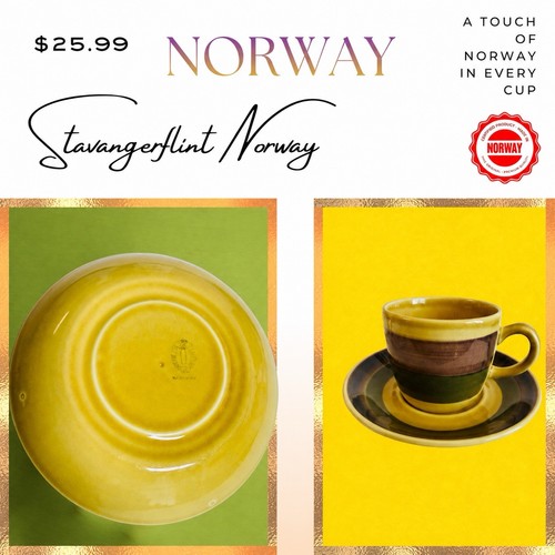 Cup saucer stavangerflint - cup,