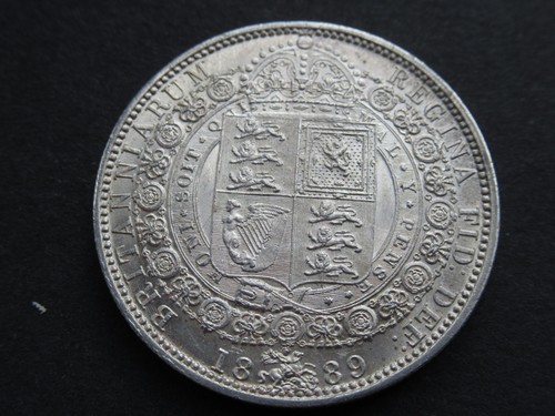 1889 silver queen victoria - silver,