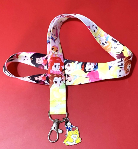 Disney princess lanyard with - princess,