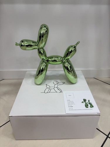 Jeff koons balloon dog green - jeff,