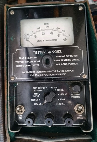 Vintage gpo multi meter with - vintage,