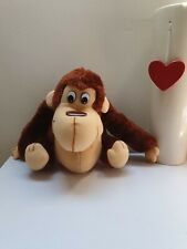 Vintage/Old Baby Monkey Brown Soft Plush Toy Cuddling Approx 7.5" Tall 