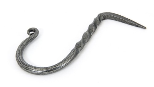 Large twisted pewter finish - twisted,
