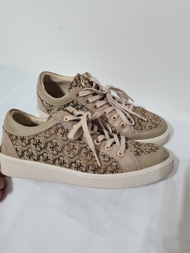 Guess women logo gold - gold, beige