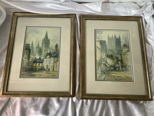 Pair framed robson vintage - pair, f.