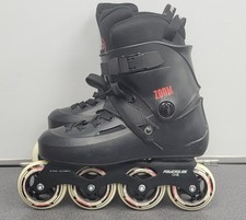 Powerslide Zoom Black 80 Inline Skates. UK Size 6 - 6.5 Little Used / Some Marks