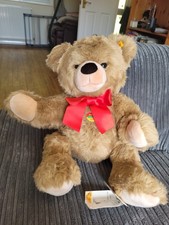 Beautiful Vintage 19" Steiff Bobby 50 Caramel Cosy Friends Teddy Bear 013829