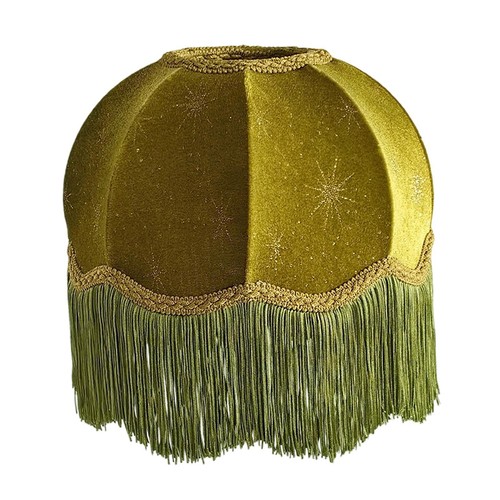 Velvet table lamp - lamp, shade