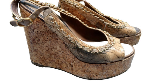 Chanel shoes coco mark - mark, chain