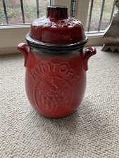 Vintage Red RUMPOT / Rumtopf