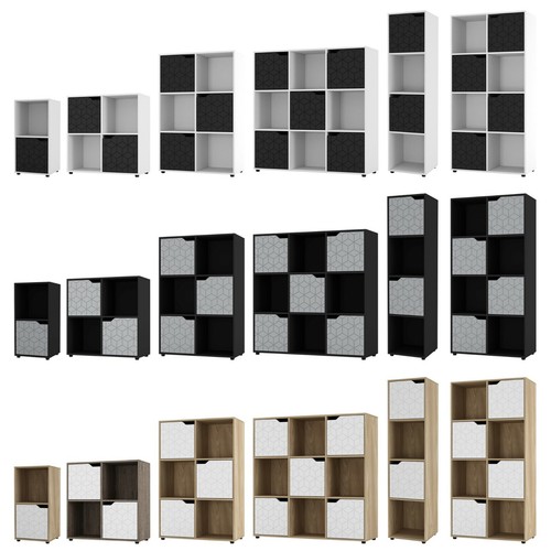 Wooden cube bookcase - wooden,