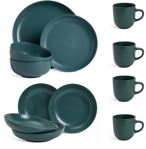 Piece dinner set - plate, bowl