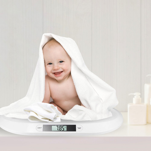 Digital baby weighing - baby,