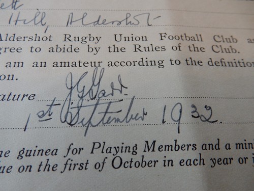 Tarr jack gordon autograph - tarr,