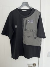 Men’s Techno Tech Wear T shirts Top Rave Festival Club Large