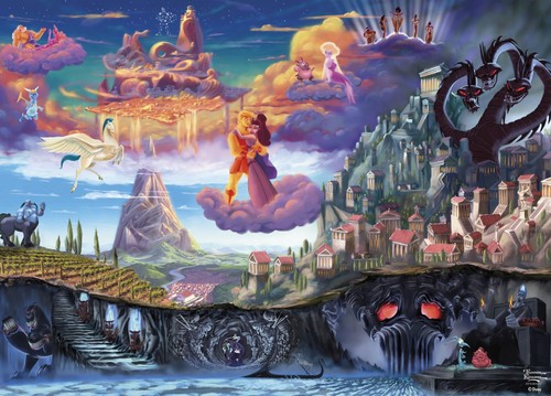 Thomas kinkade disney - -,