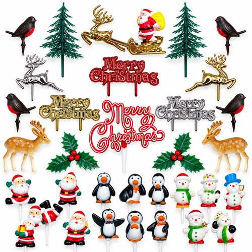 Christmas cake toppers - christmas,