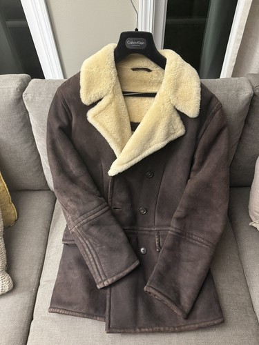 Vintage hugo boss shearling - vintage,