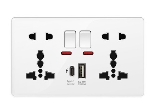 Universal double wall plug - double,