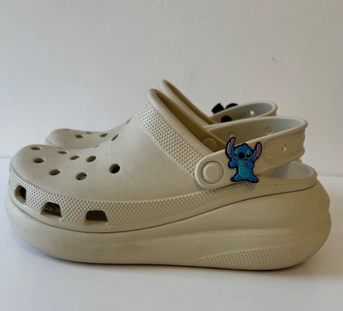 Ladies crocs beige classic - beige,