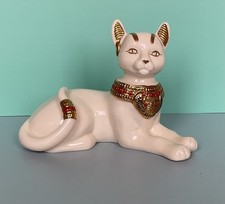 1999 Lenox Jewels of Egypt White Cat "Bastet" Goddess Porcelain Retired